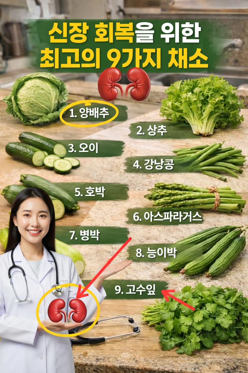 신장에 좋은 식단에 녹색 채소를 추가하는 9가지 똑똑한 방법