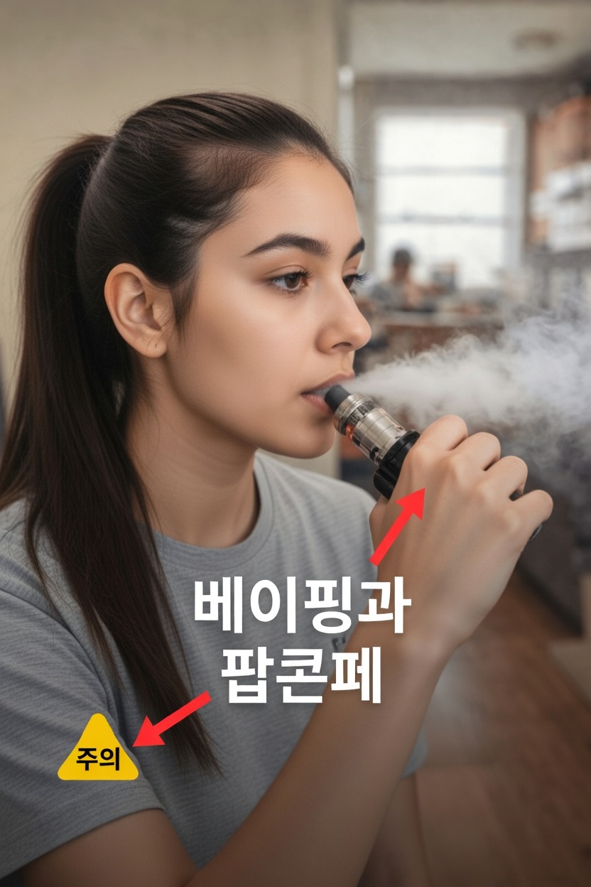 전자담배와 팝콘 폐: 많은 성인들이 여전히 무시하는 조용한 위험