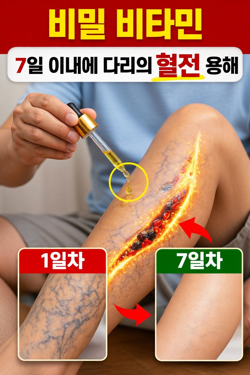 한 가지 비타민이 노화되는 다리의 건강한 혈액순환을 도울 수 있을까