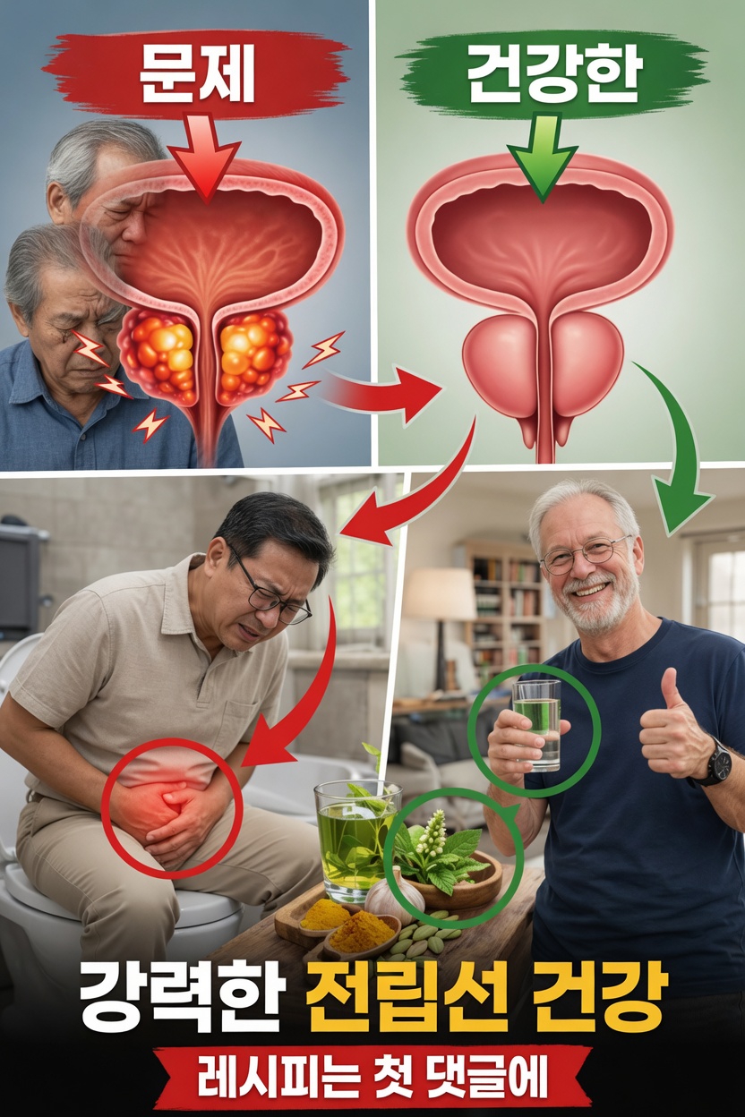이 매일의 주방 습관이 50세 이후 전립선 건강에 도움이 될까?