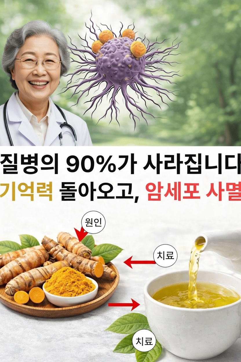 60세 이후 매일 마시는 강황 음료? 알아둘 만한 간단한 습관