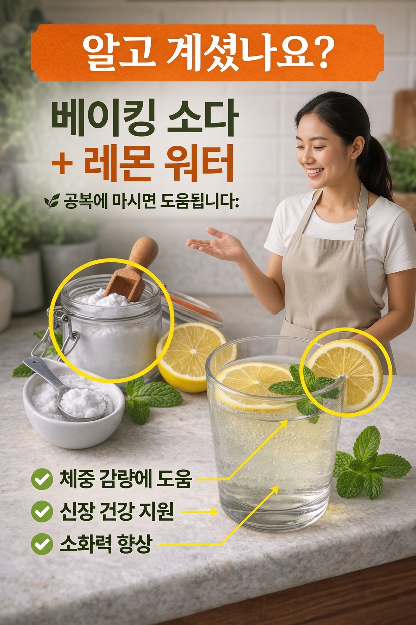 아침에 마시는 베이킹소다와 레몬 물: 도움이 되는 습관일까, 숨은 위험일까?
