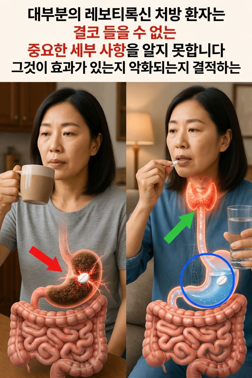 매일 아침 레보티록신을 잘못 복용하고 있나요? 많은 환자들이 간과하는 습관들