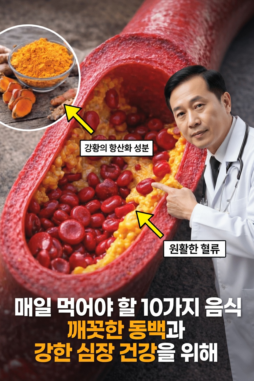 동맥을 깨끗하게 유지하고 심장 건강을 돕는 10가지 최고의 음식