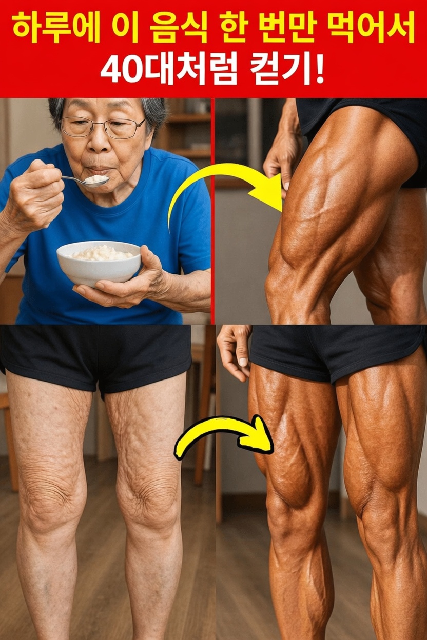 70세 이후 더 강한 근육과 더 편한 보행을 돕는 매일 먹기 좋은 음식 7가지