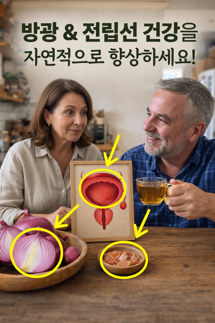 간단한 적양파 레시피로 집에서 자연스럽게 방광과 전립선 건강을 돕는 방법