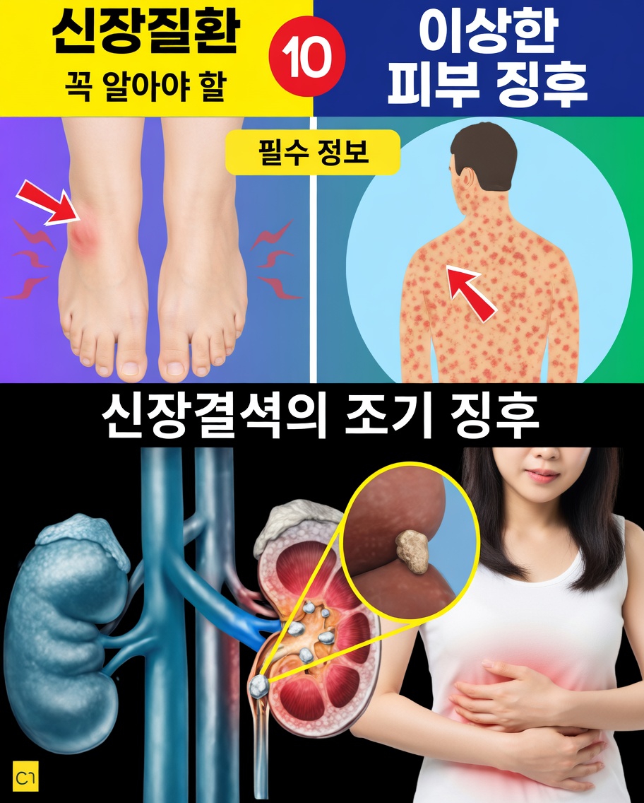 신장이 힘들어하고 있을 수 있다는 15가지 초기 경고 신호, 꼭 주의하세요