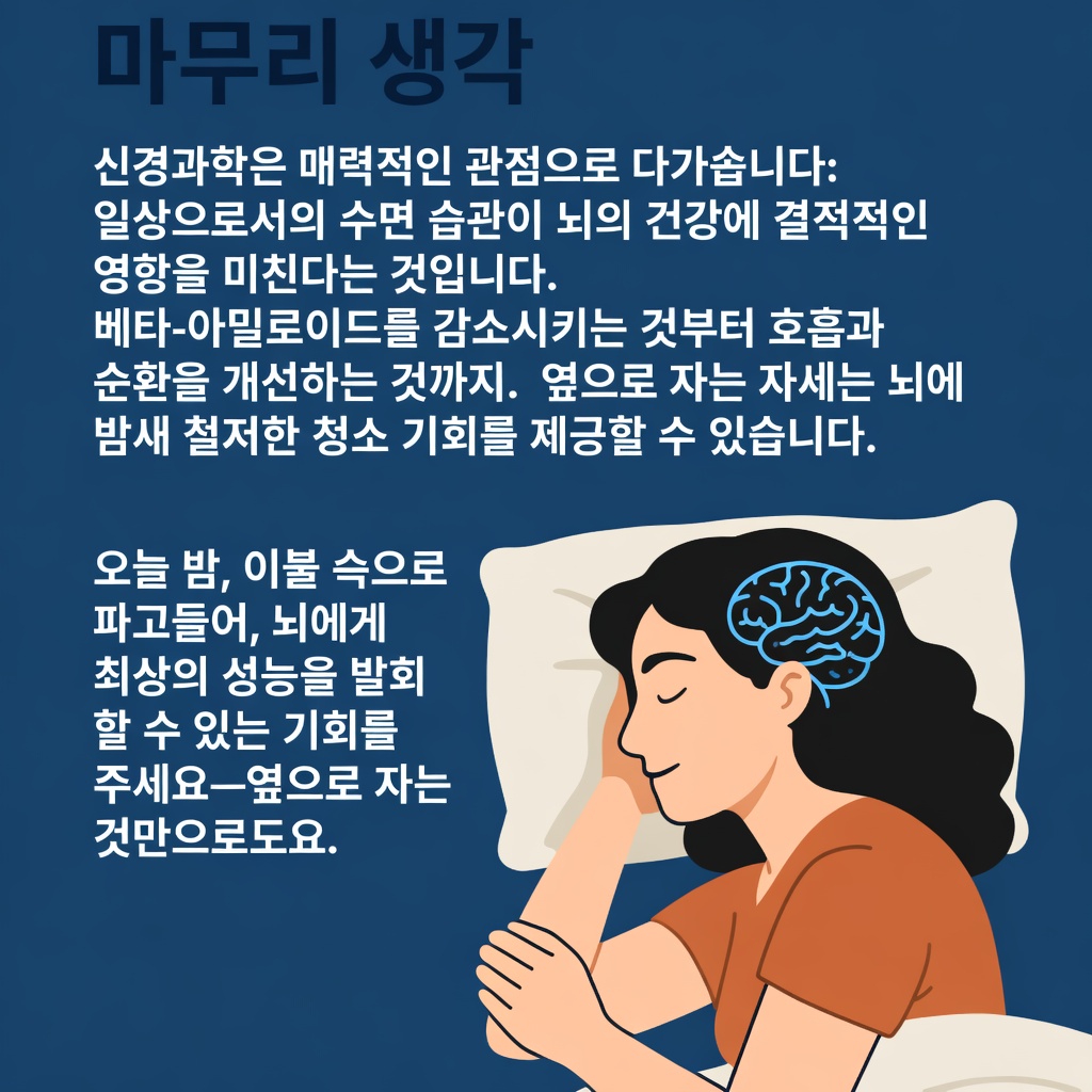 나이가 들수록 수면 자세가 기억력에 몰래 영향을 미치고 있을까요? 시니어가 알아야 할 것