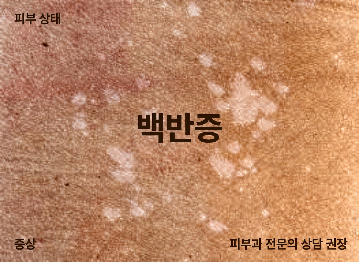피부에 생긴 이 작은 하얀 반점들은 무엇일까요?