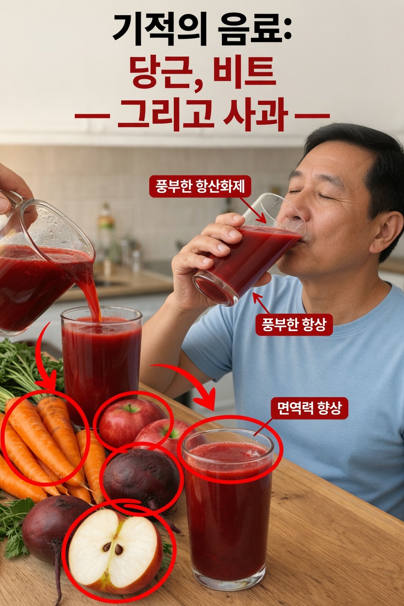 당근, 비트, 사과 주스 만드는 방법: 웰니스 루틴을 위한 간단한 레시피