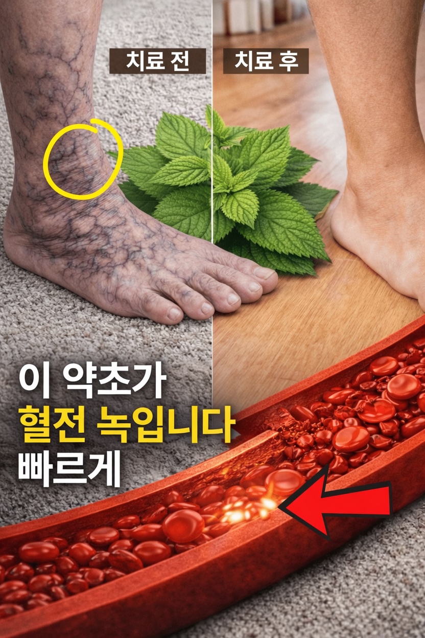 다리의 건강한 혈액 순환을 자연스럽게 돕는 간단한 허브와 습관을 알아보세요