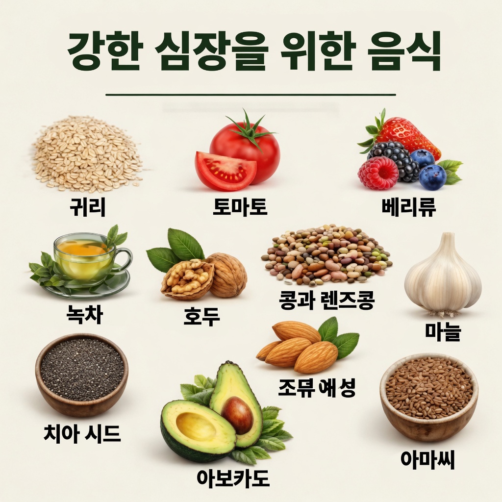 심장 건강에 좋은 혈류와 동맥 건강을 자연스럽게 돕는 강력한 식품 알아보기