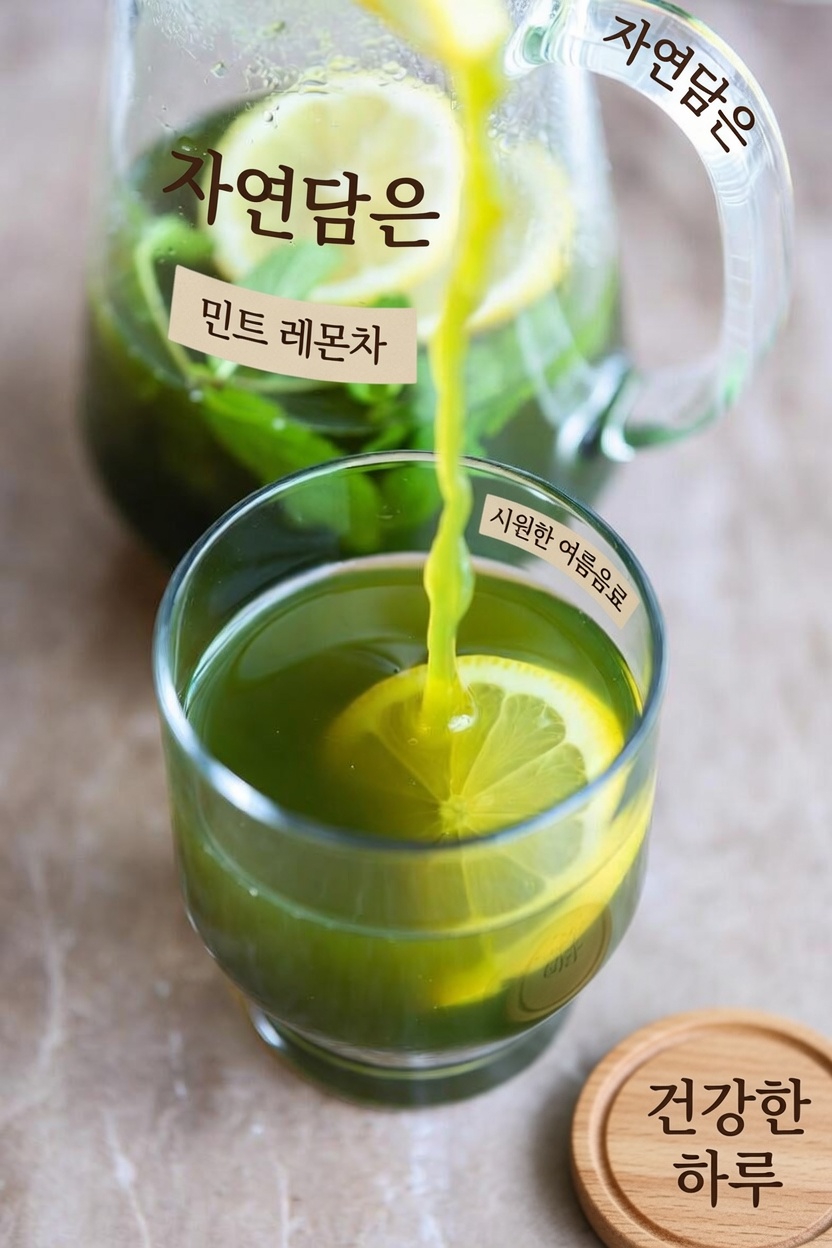 이 레몬 민트 인퓨즈드 워터를 매일 마시면 건강한 혈당 수치 유지에 어떻게 도움이 되는가