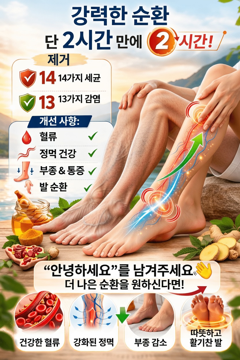 시니어를 위한 최고의 자연 습관: 더 나은 혈액순환 지원을 위한 마늘과 생강 알아보기