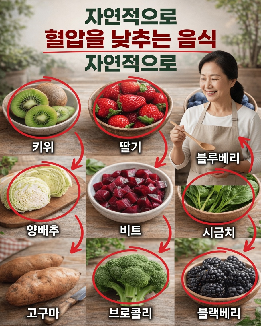 자연스럽게 건강한 혈압 유지에 도움이 될 수 있는 맛있는 음식 9가지