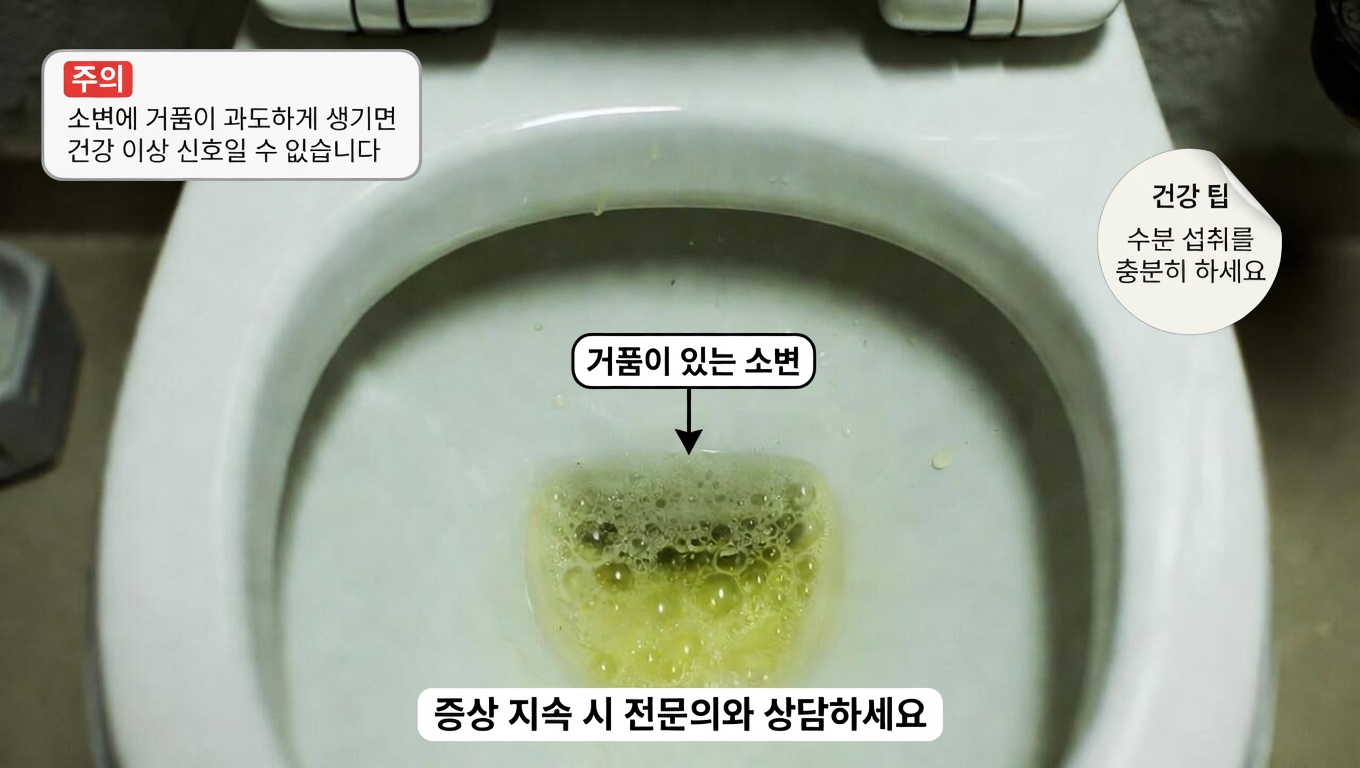 거품뇨: 소변에 왜 거품이 생기는지와 이에 대해 할 수 있는 일