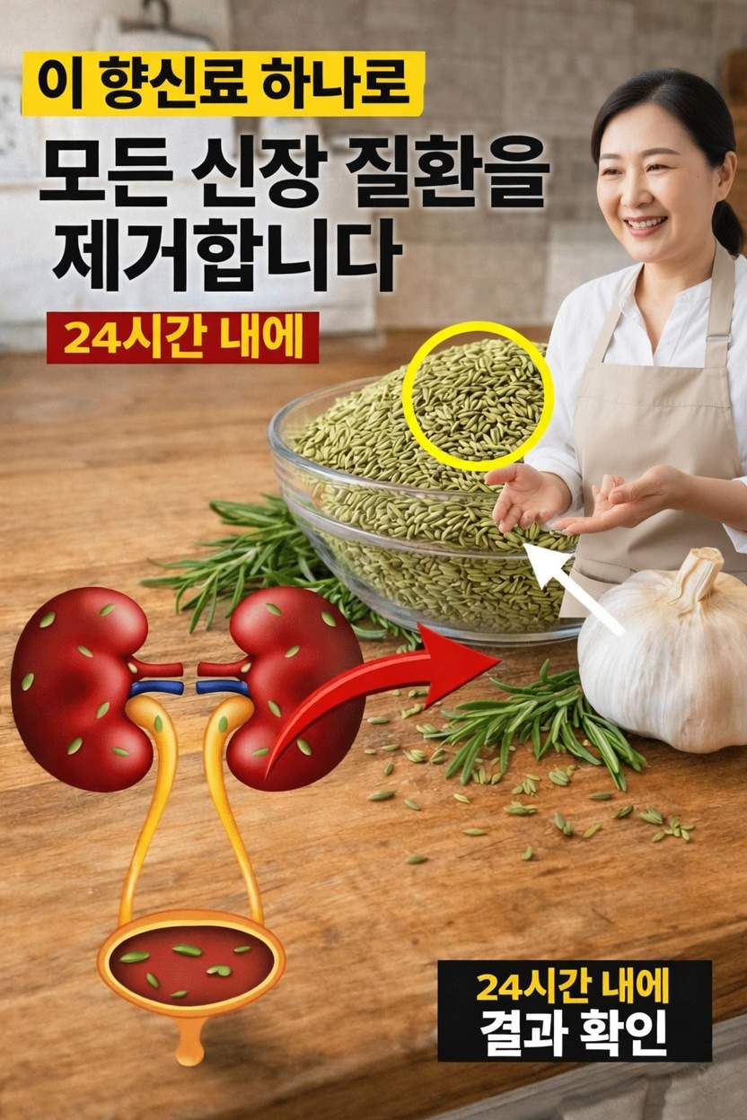 신장 건강을 자연스럽게 돕는 일상 향신료 5가지