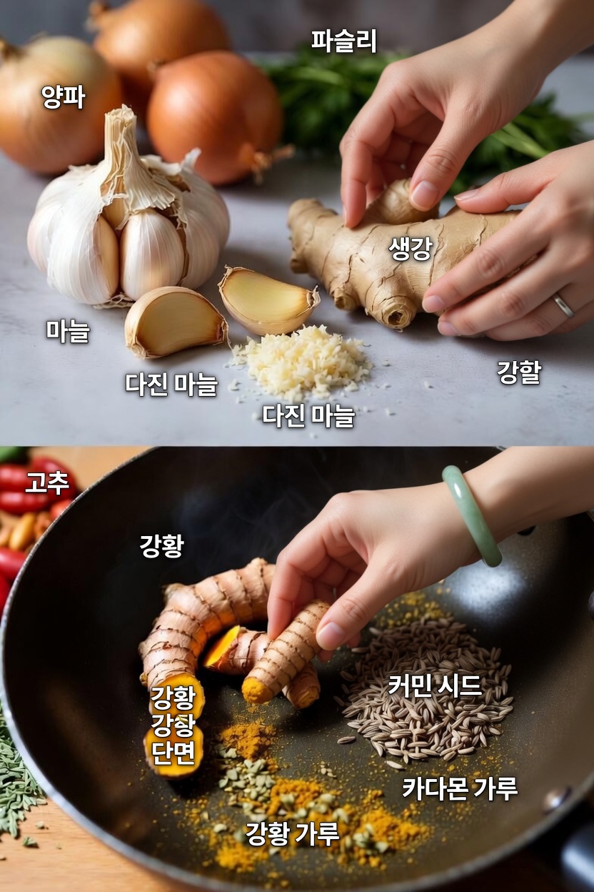 신장 건강을 자연스럽게 돕는 일상 향신료 5가지