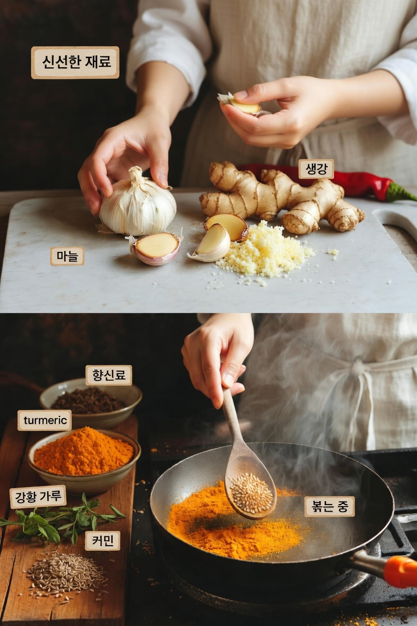 신장 건강을 자연스럽게 돕는 일상 향신료 5가지