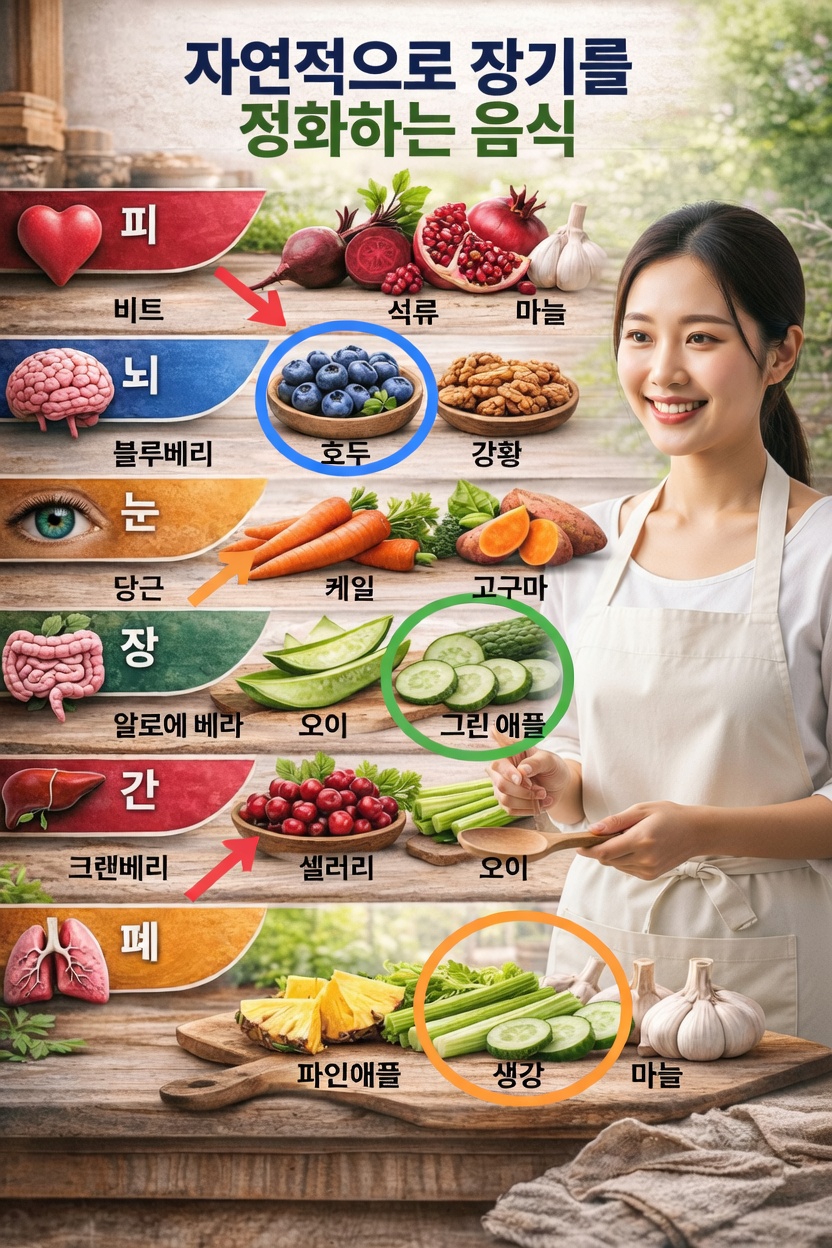 몸의 자연적인 정화 과정을 돕는 일상 식품을 알아보세요