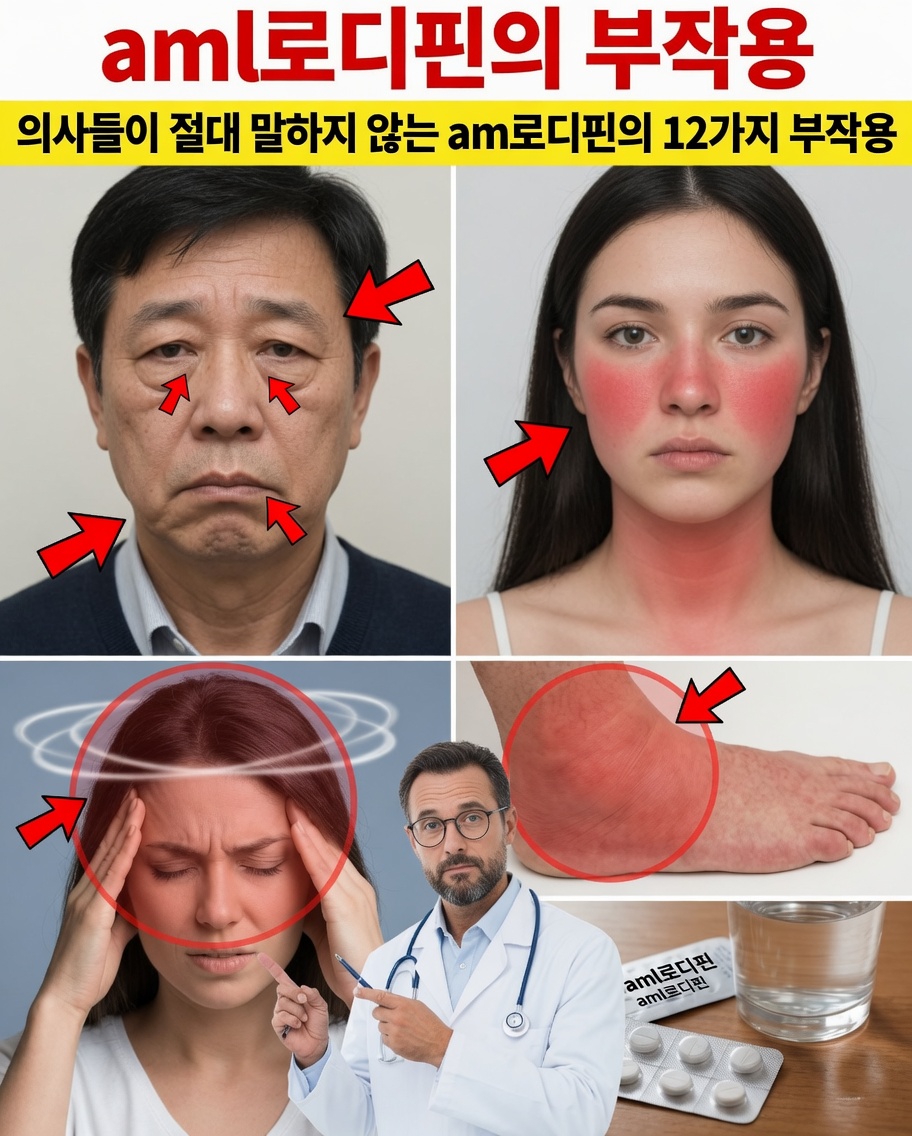 암로디핀의 부작용 해부: 당신의 몸이 보내는 신호