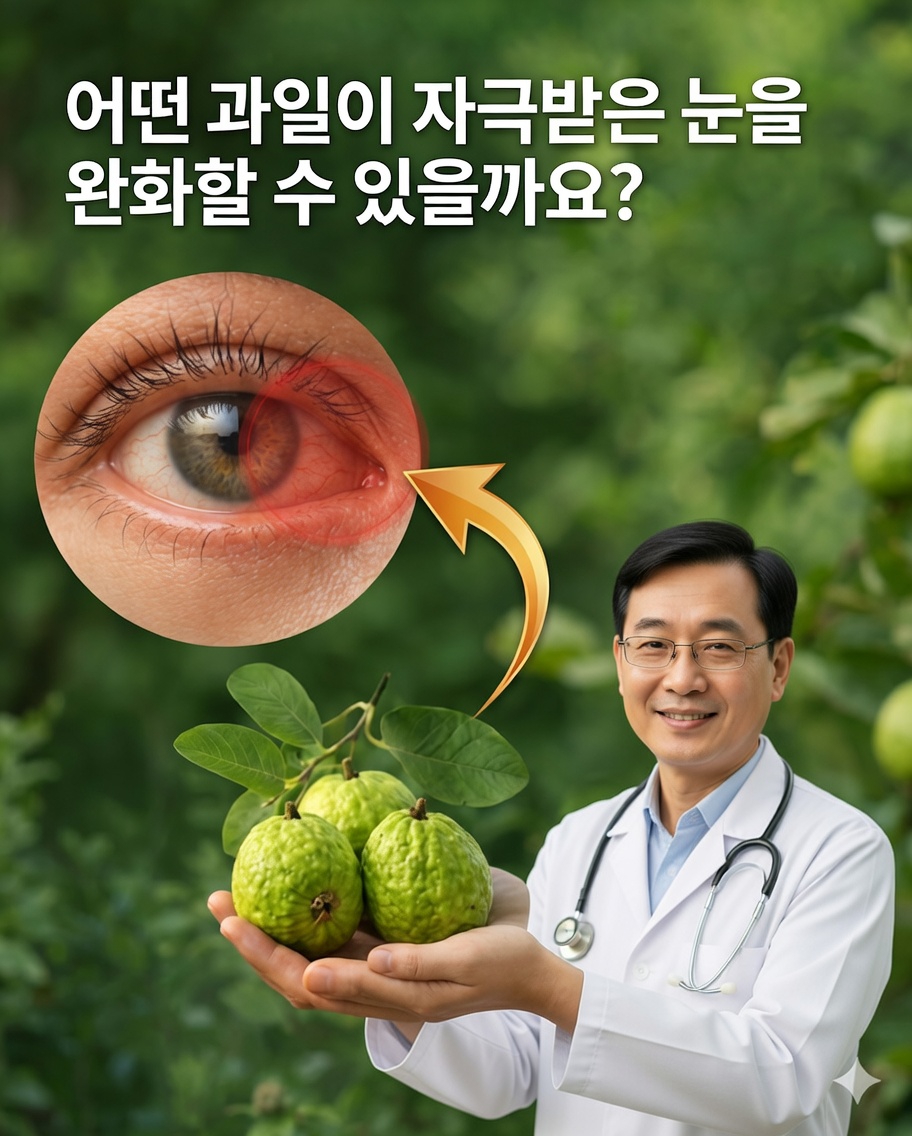🍃 충혈된 눈을 위한 구아바 잎: 점점 더 많은 사람들이 발견하고 있는 천연 요법
