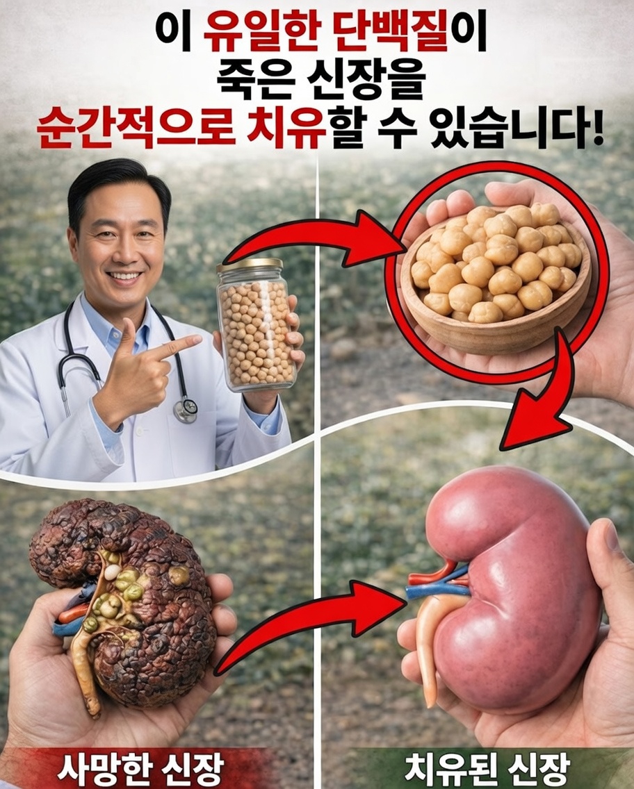 단백질의 비밀: 어떤 단백질은 신장을 돕고… 어떤 단백질은 조용히 지치게 합니다