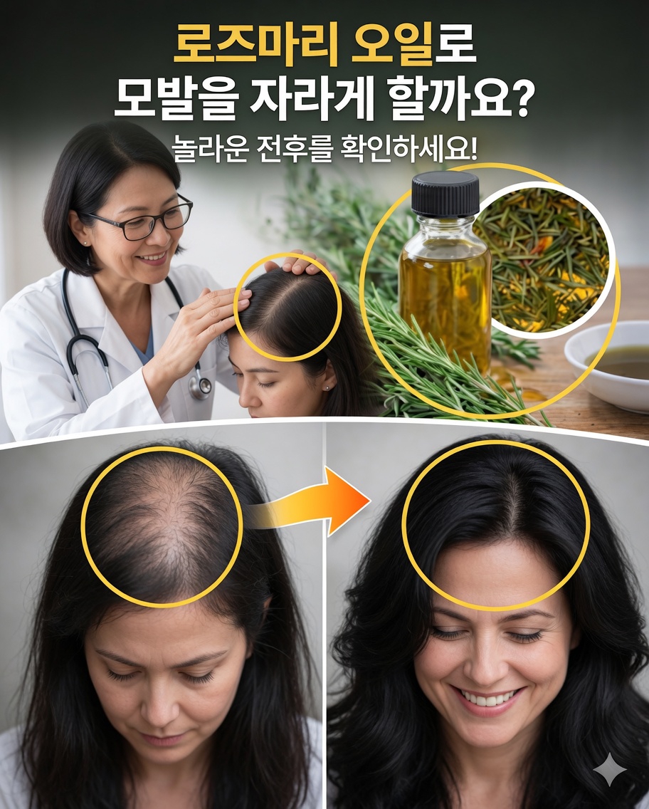 🌿 빠른 모발 성장을 촉진하는 로즈마리 오일 만드는 방법