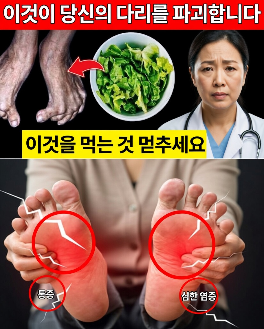 노년층 주목: 발의 저림과 따끔거림을 은밀히 악화시킬 수 있는 15가지 음식