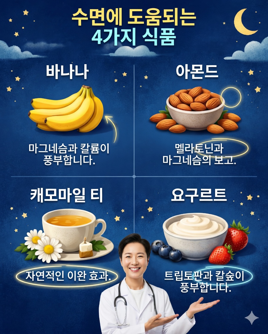 🌙 자연스럽게 더 나은 수면을 돕는 과일들