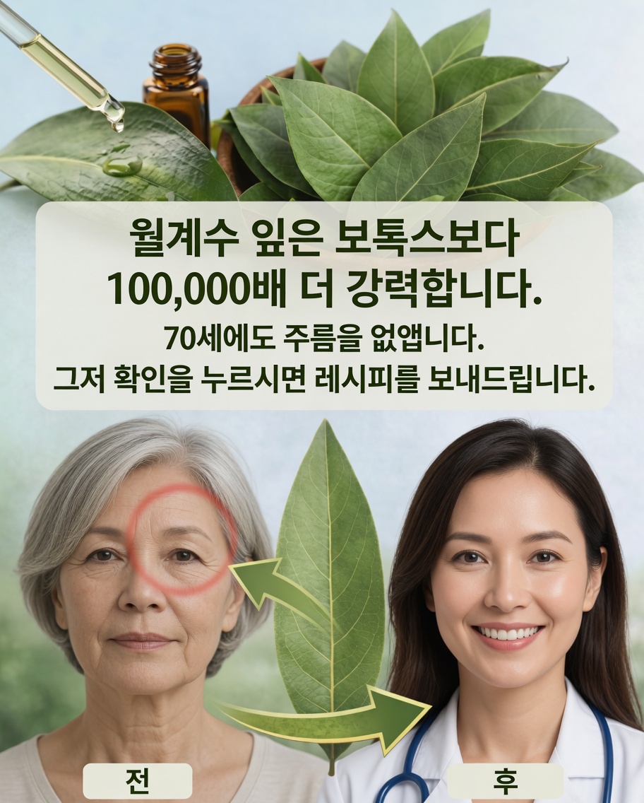 주름에 좋은 월계수 잎: 점점 더 많은 사람들을 사로잡는 천연 비법 🌿