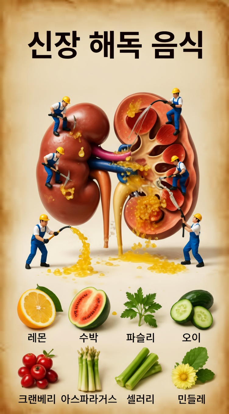 자연스럽게 신장 건강을 돕는 7가지 간단한 일상 습관과 음식 알아보기