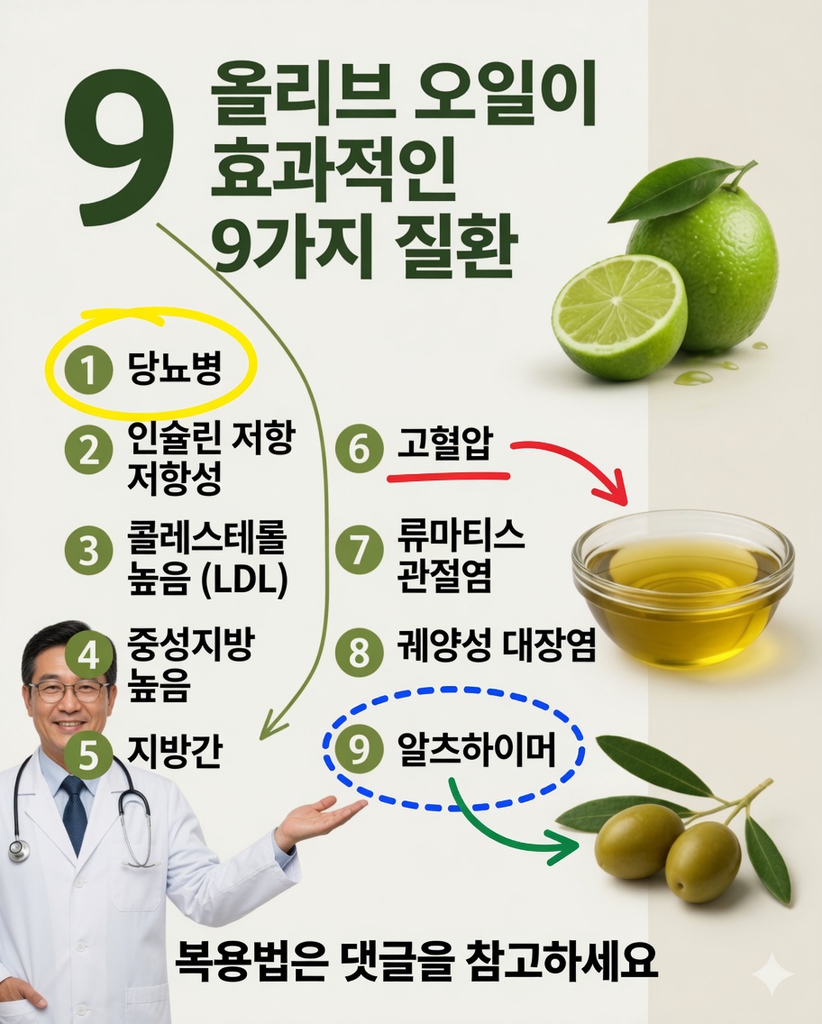 올리브 오일로 혈액순환을 개선하세요: 몸이 좋아할 천연 치료법