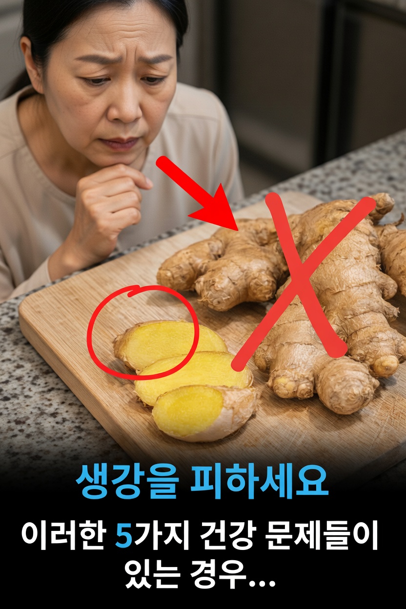 이 5가지 건강 문제가 있다면 생강을 피하세요: 꼭 알아야 할 중요한 정보