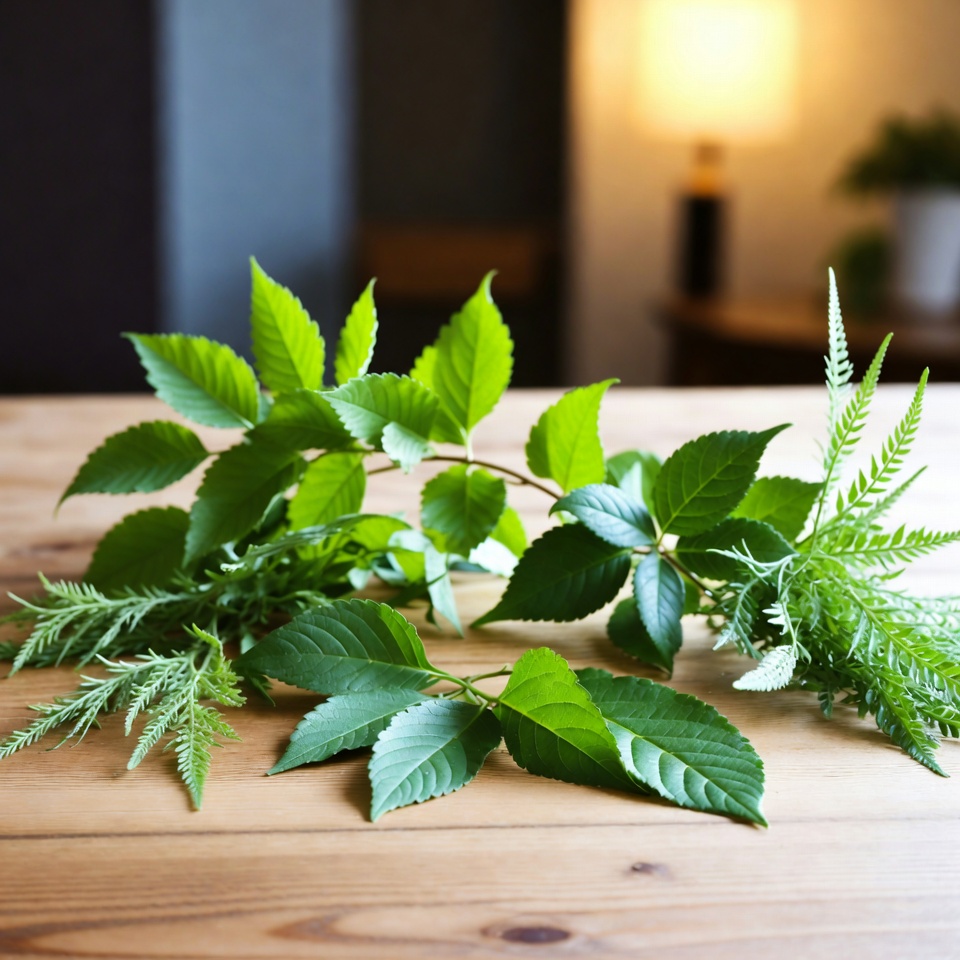 흰머리를 자연스럽게 검은머리로: 천연 잎을 활용한 효과적인 집에서 만드는 비법