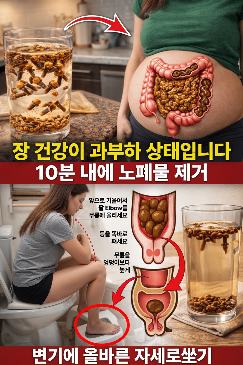 따뜻한 정향 음료와 올바른 변기 앉는 자세가 소화 건강에 도움이 되는 방법