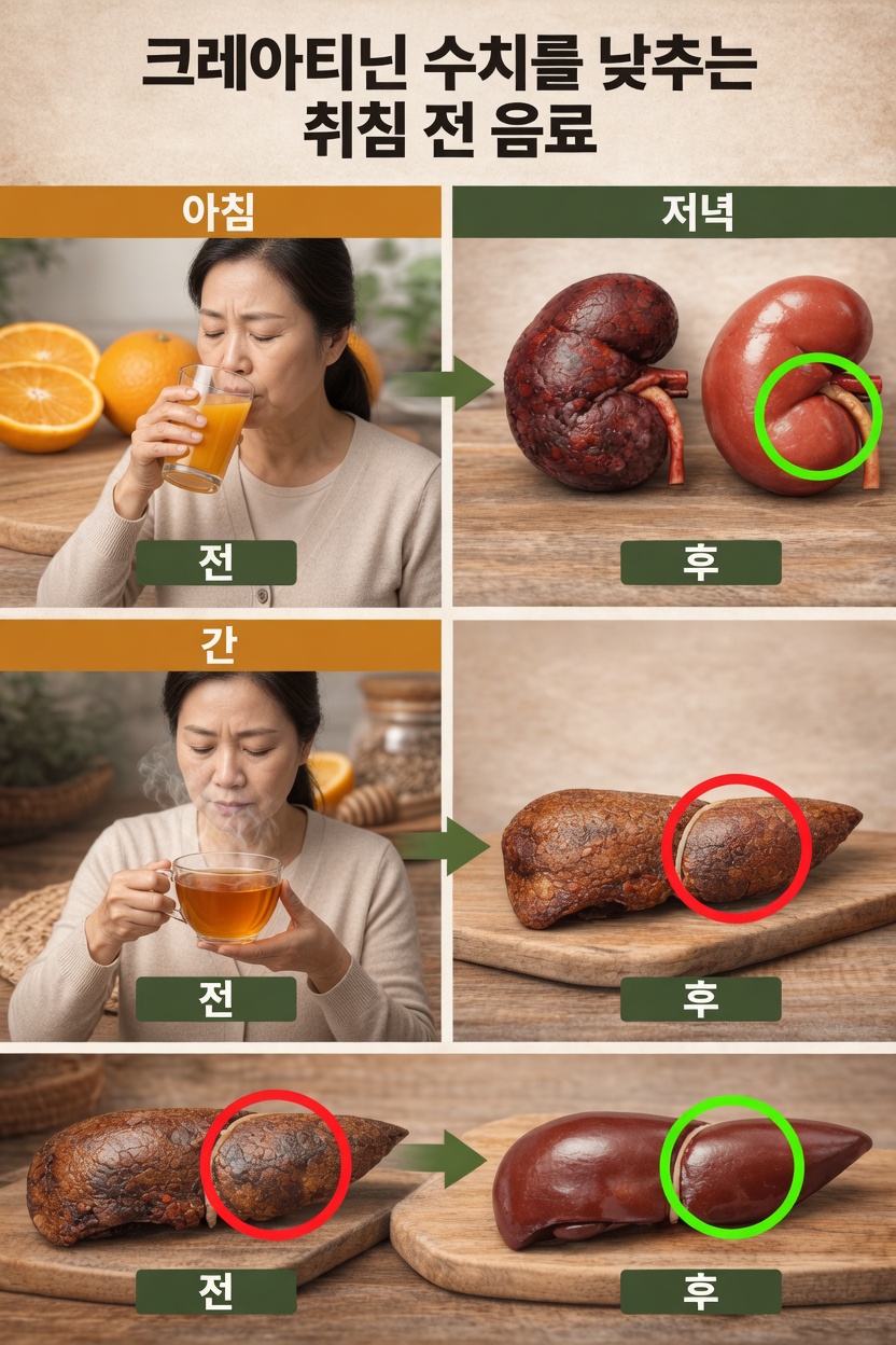 건강한 크레아티닌 수치와 신장 건강을 돕기 위해 잠들기 전에 마실 수 있는 편안한 취침 전 음료 11가지