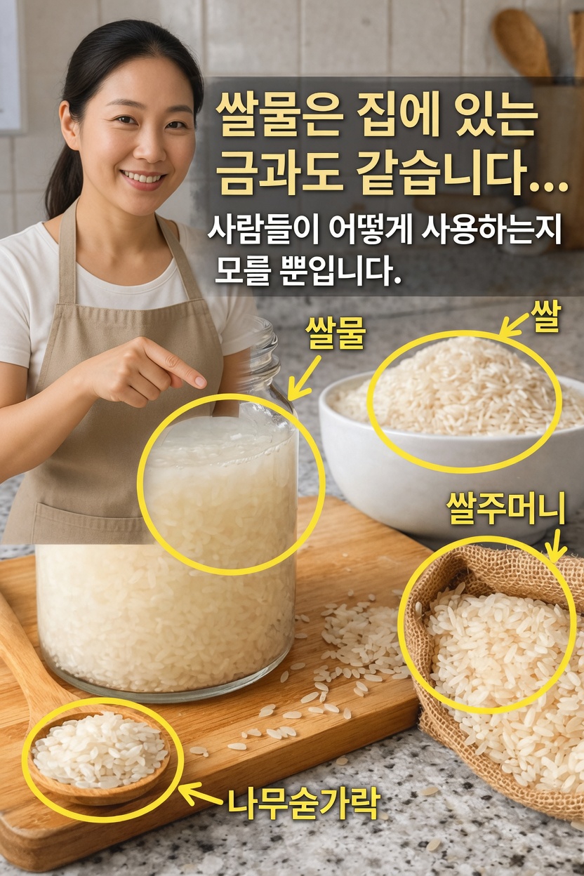 쌀뜨물은 무엇이며 왜 주목받고 있을까요?