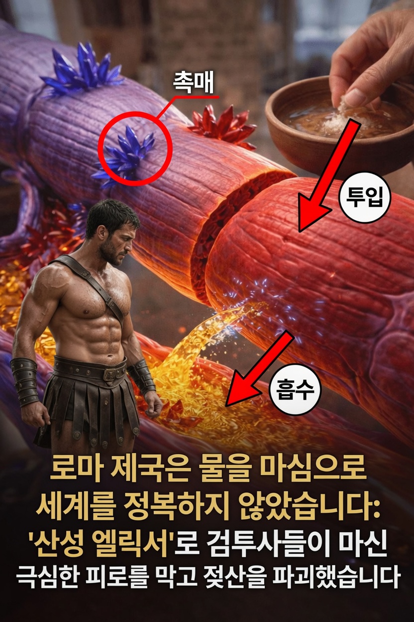 격렬한 활동 중 전사들의 체력을 지켜준 고대 로마의 음료: 현대 피트니스 애호가들이 배울 수 있는 것