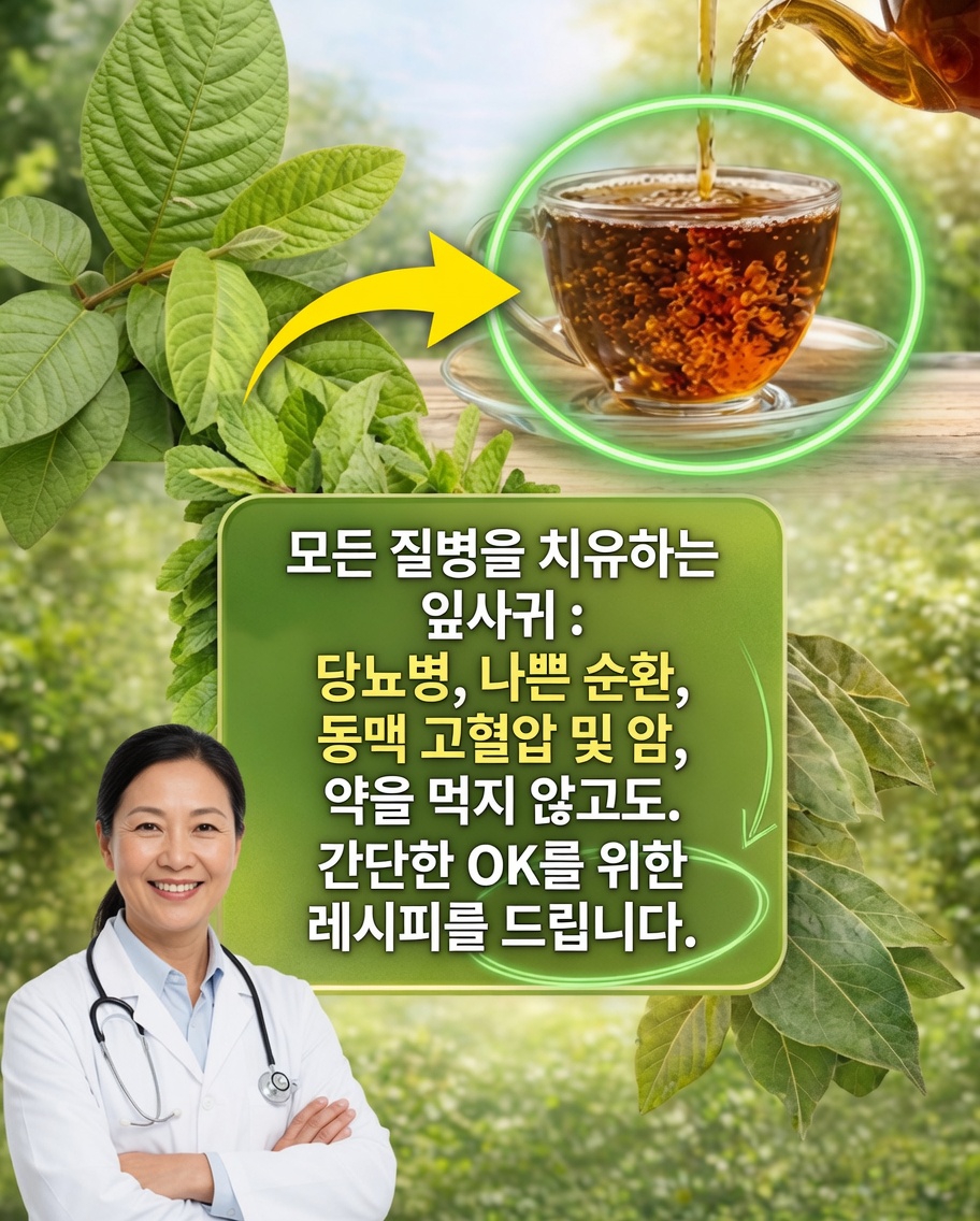 🌿 혈액순환과 전반적인 웰빙을 도울 수 있는 천연 잎사귀들