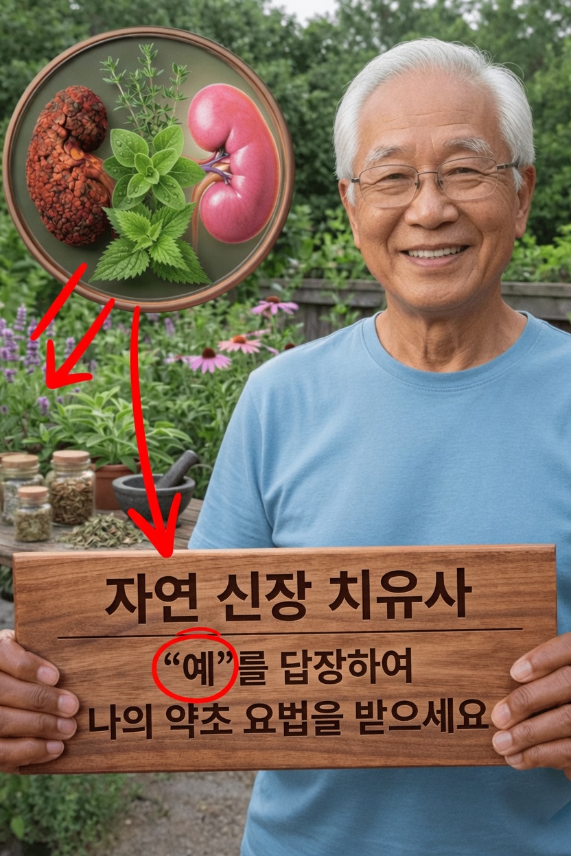 특정 허브와 생활 습관이 자연스럽게 신장 건강을 지원할 수 있을까요?