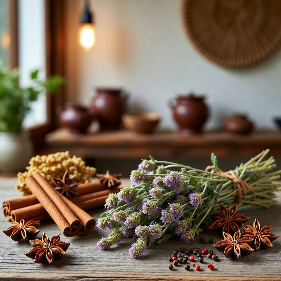 혈액순환을 개선하고 다리를 자연스럽게 강화하는 강력한 허브들