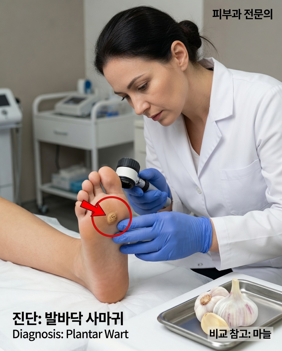 마늘을 활용한 이 치료법으로 자연스럽게 발바닥 사마귀를 없애세요
