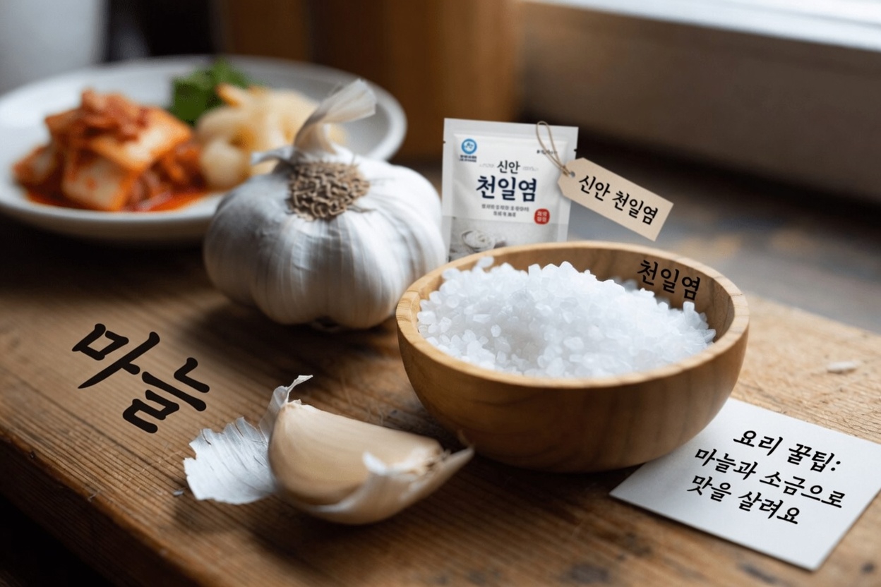 잠들기 전 혀 위에 마늘과 소금을 올려놓으면 어떤 일이 일어날까? 시도해볼 만한 간단한 저녁 습관