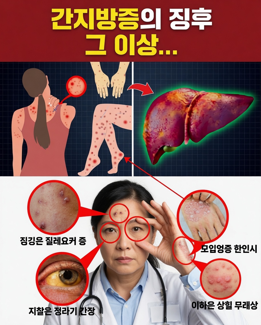 ⚠️ 경고! 간을 손상시키는 8가지 미스터리한 증상 | 지방간