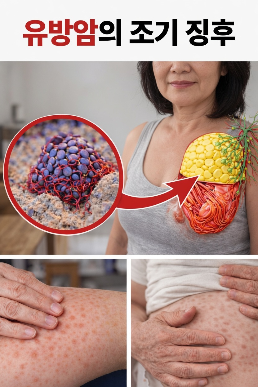 절대 무시해서는 안 되는 유방암의 10가지 초기 징후와 증상