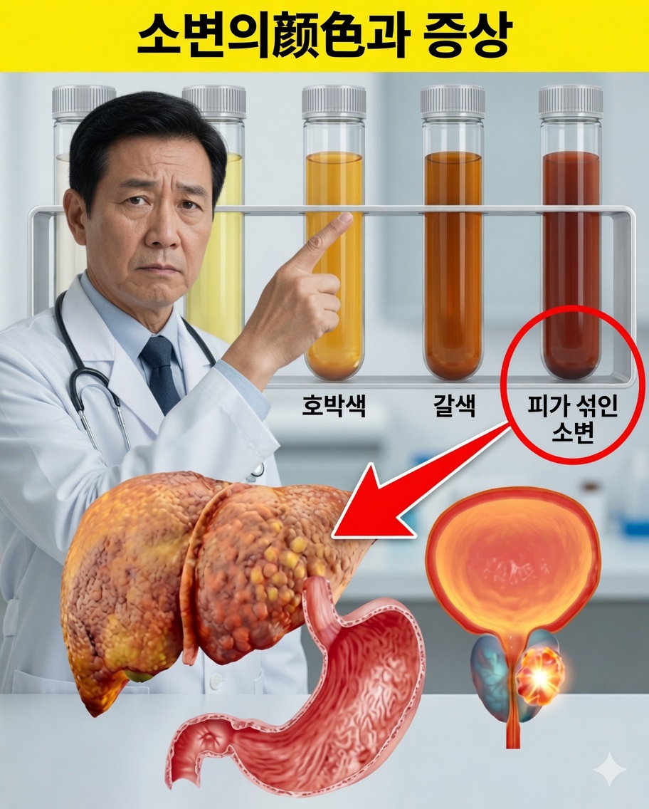 소변 색이 당신의 건강 상태에 대해 알려주는 것