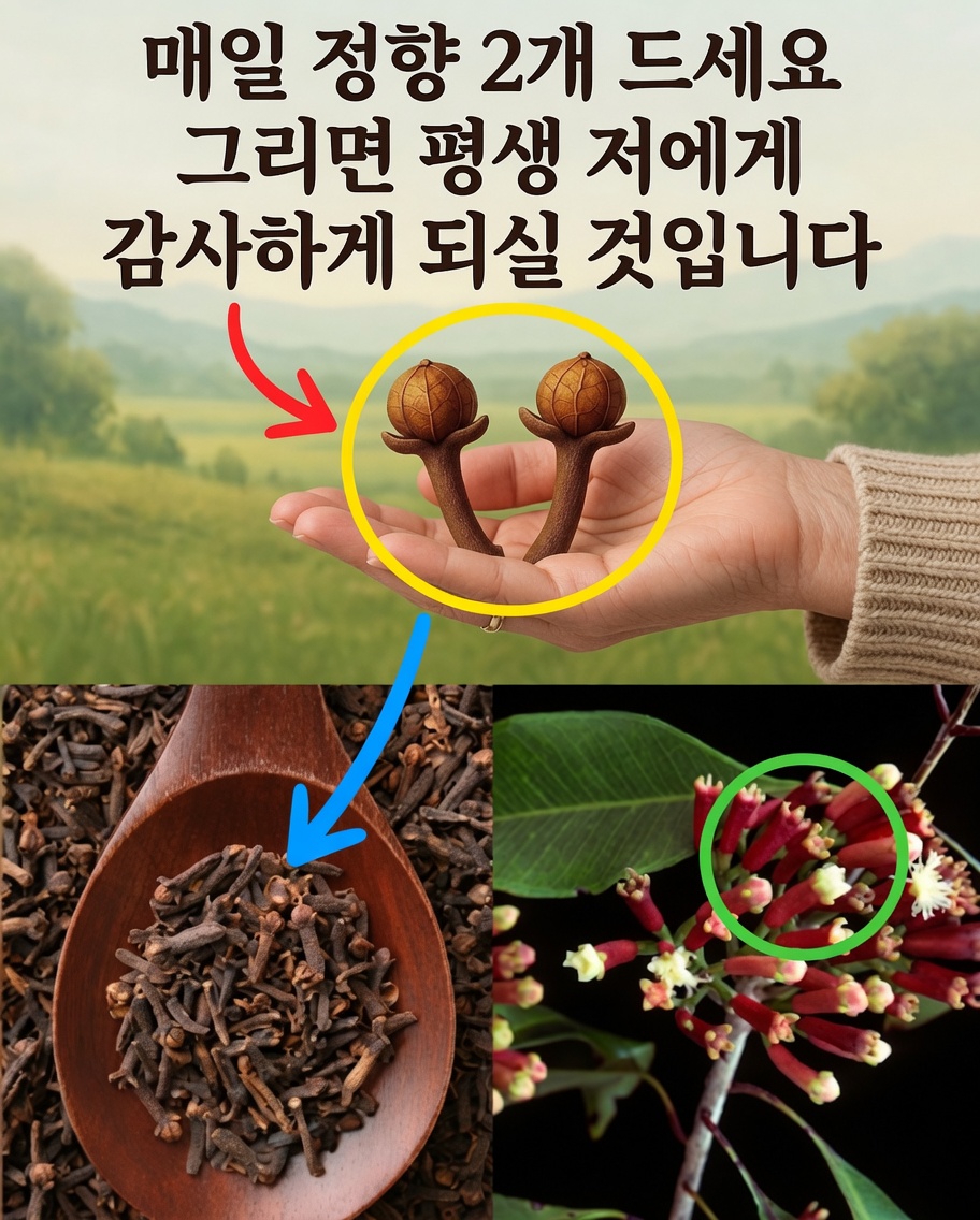 정향의 놀라운 효능: 오늘부터 시작하세요!
