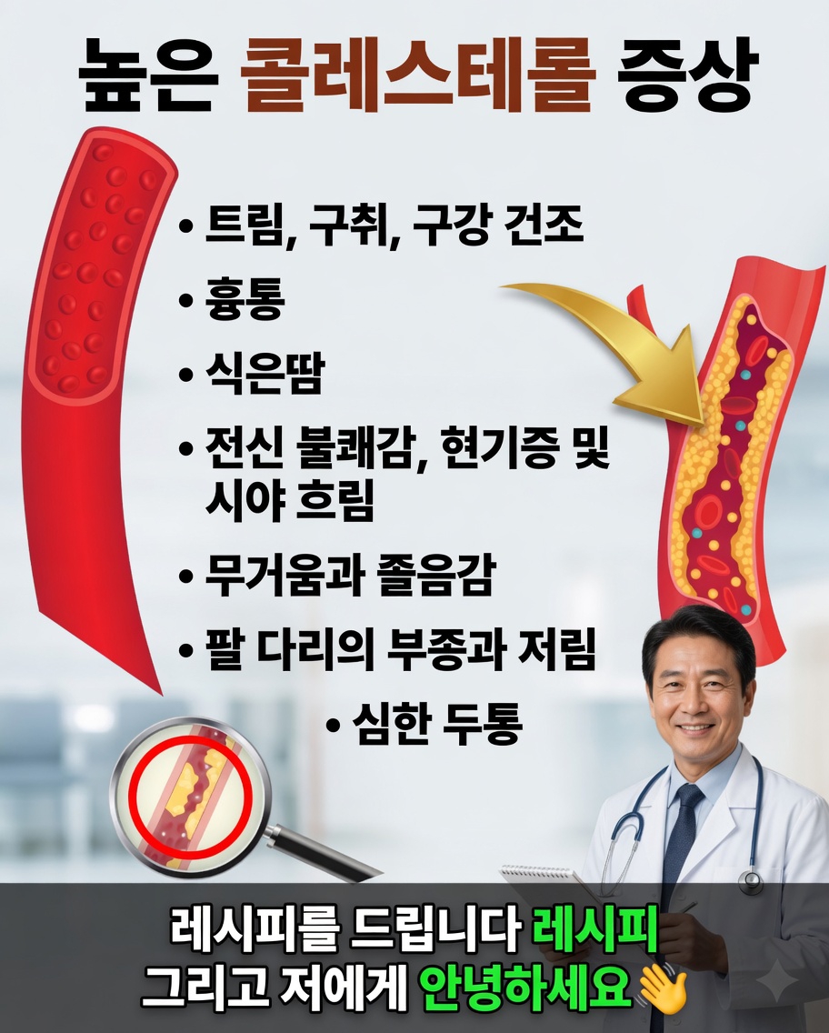높은 콜레스테롤, 이제 끝! 건강을 되찾는 자연 요법