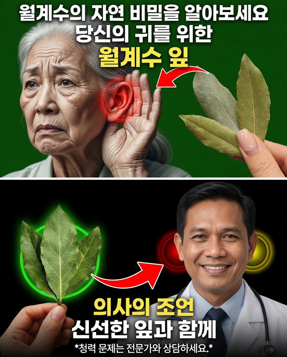 귀 건강을 위한 월계수 잎: 현기증, 이명, 균형 장애에 대한 부드럽고 자연스러운 접근법